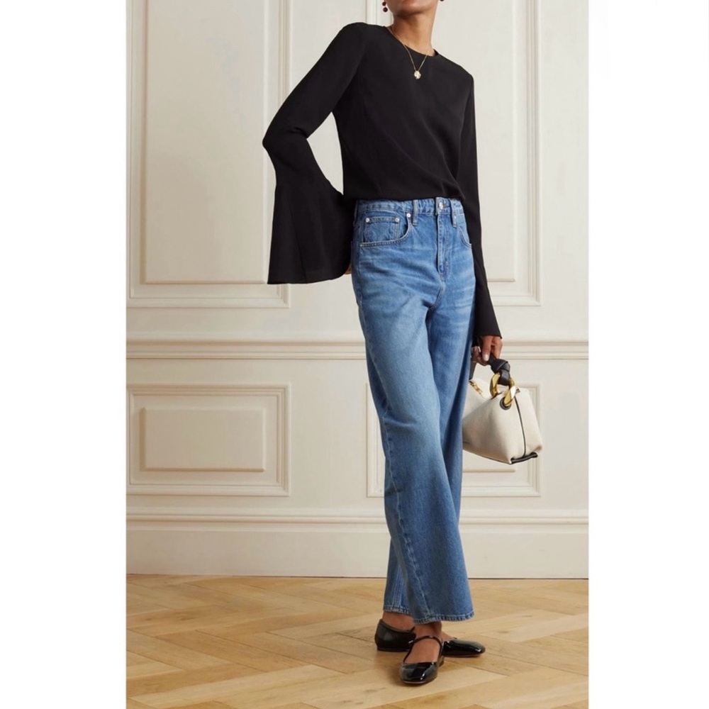 NEW FRAME BLACK LONG SLEEVE TOP - Picture 8 of 10